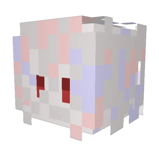 MEMORILEVEILLEUR Minecraft avatar head, 3D render