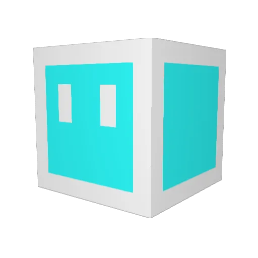 MEMZ_Edge_114514 Minecraft avatar head, 3D render