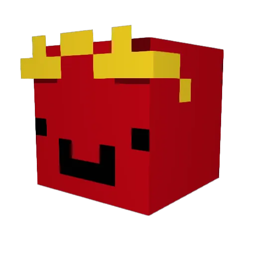 MENGKY9 Minecraft avatar head, 3D render