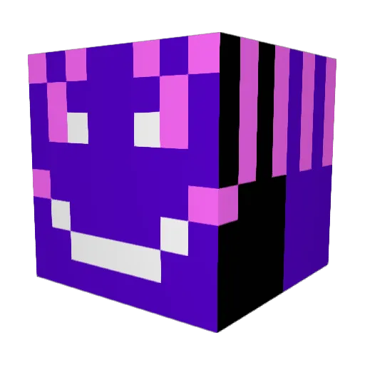 MENGSBOY Minecraft avatar head, 3D render