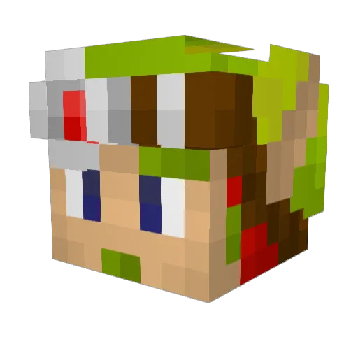 METALHEAD21021 Minecraft avatar head, 3D render