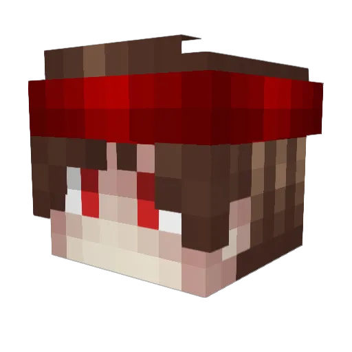 METPIKC Minecraft avatar head, 3D render