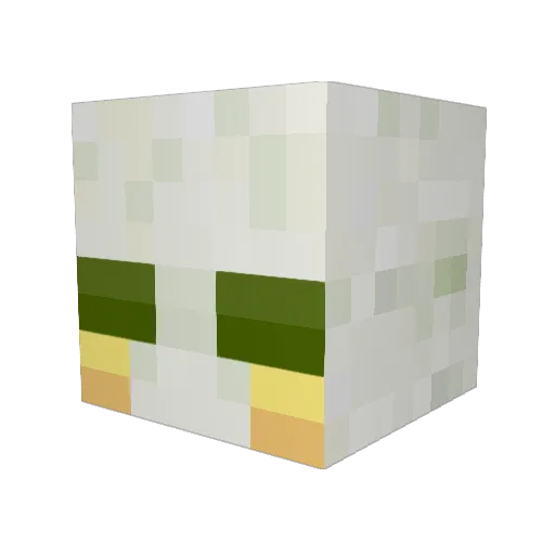 MEW1984 Minecraft avatar head, 3D render