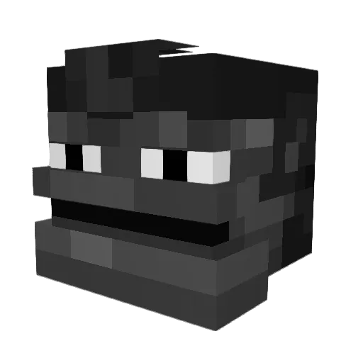 MEWINGAMEXDDDDDD Minecraft avatar head, 3D render
