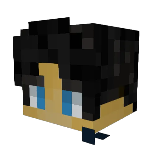 MEW_Pro_1234 Minecraft avatar head, 3D render