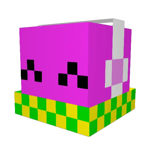 MEYANIbrother Minecraft avatar head, 3D render