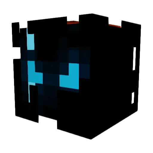 MFDENZEL Minecraft avatar head, 3D render