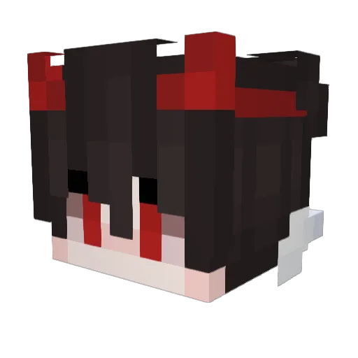 MFG1127 Minecraft avatar head, 3D render
