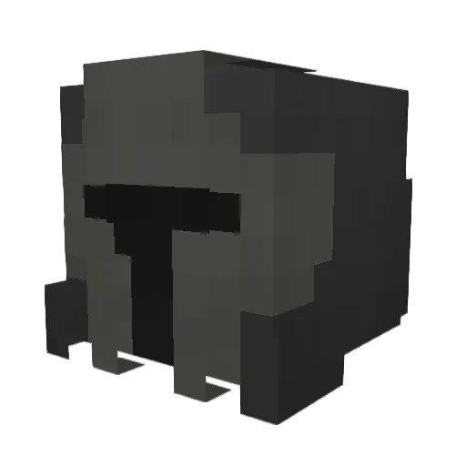 MF_A60 Minecraft avatar head, 3D render