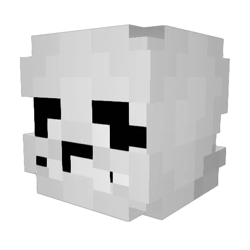 MF_DOOMMM Minecraft avatar head, 3D render