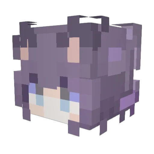 MFeng_awa Minecraft avatar head, 3D render