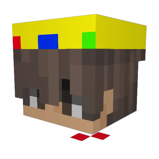 MFromColorado Minecraft avatar head, 3D render