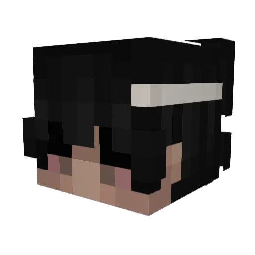 MGCMM Minecraft avatar head, 3D render