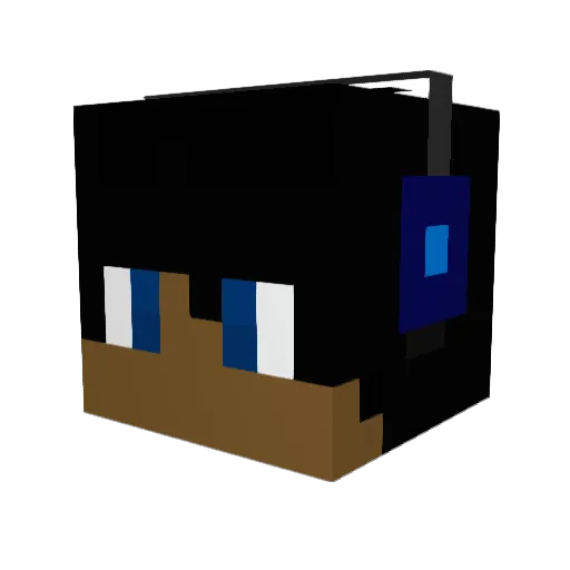 MGHRahul Minecraft avatar head, 3D render