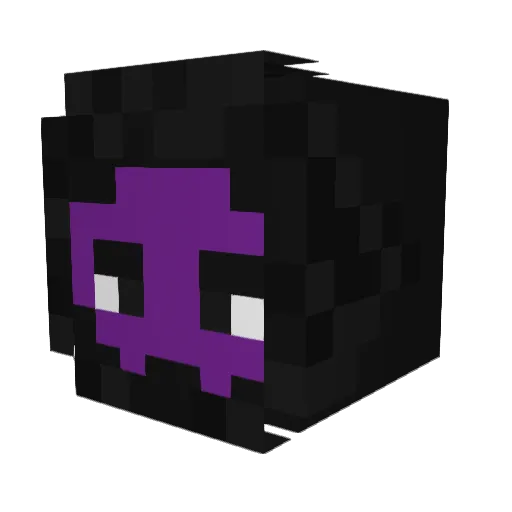 MGNNs Minecraft avatar head, 3D render