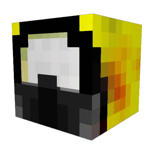 MGNSXI Minecraft avatar head, 3D render