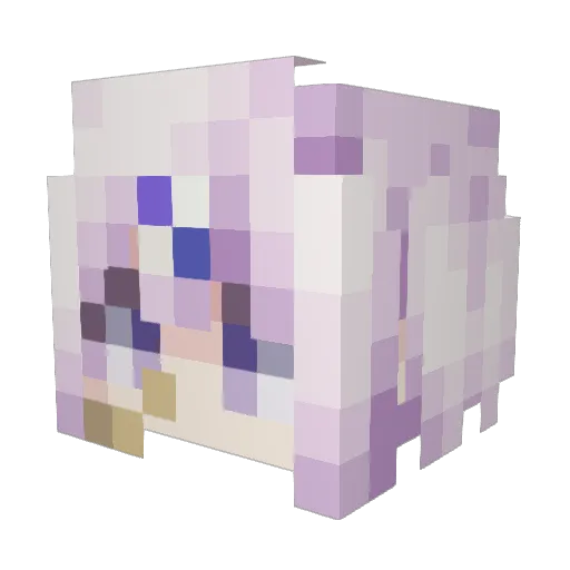MGPS Minecraft avatar head, 3D render