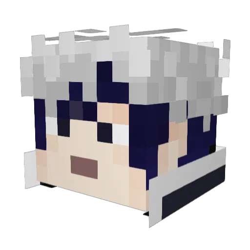 MGTsss Minecraft avatar head, 3D render