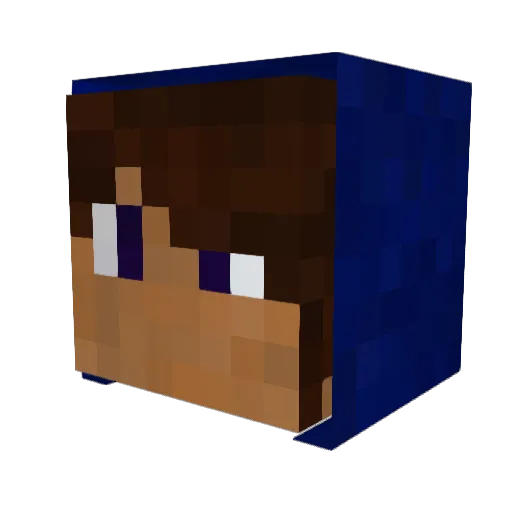 MGW2013 Minecraft avatar head, 3D render