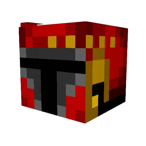 MG_Derek Minecraft avatar head, 3D render