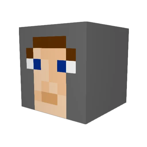 MGilmore2 Minecraft avatar head, 3D render