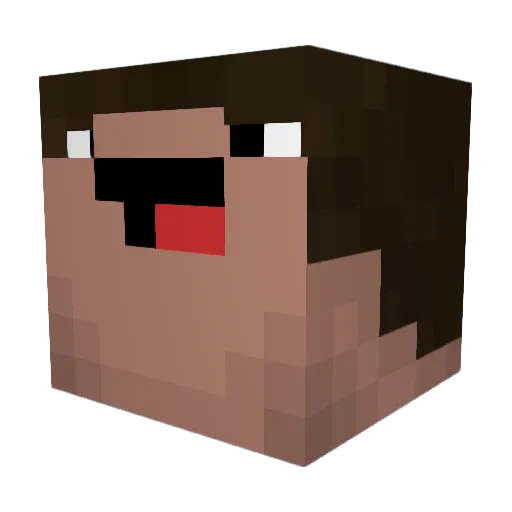 MGstar123 Minecraft avatar head, 3D render