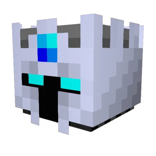 MGstrength Minecraft avatar head, 3D render