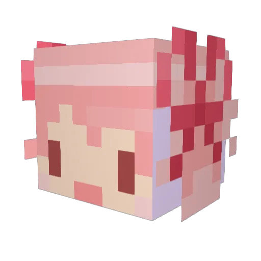 MH871 Minecraft avatar head, 3D render