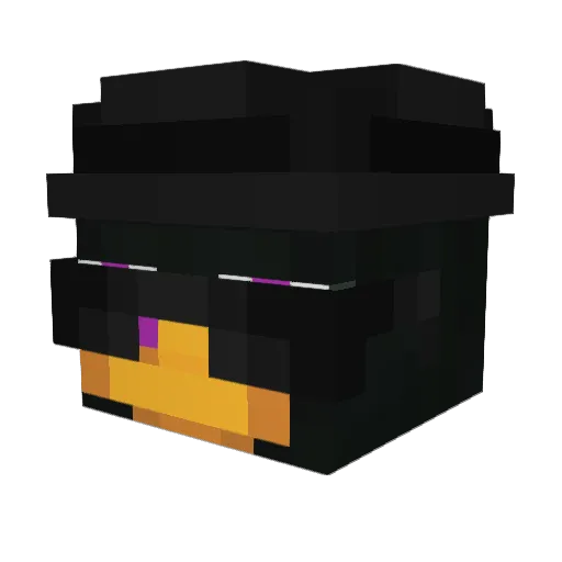 MHDENISTHS Minecraft avatar head, 3D render