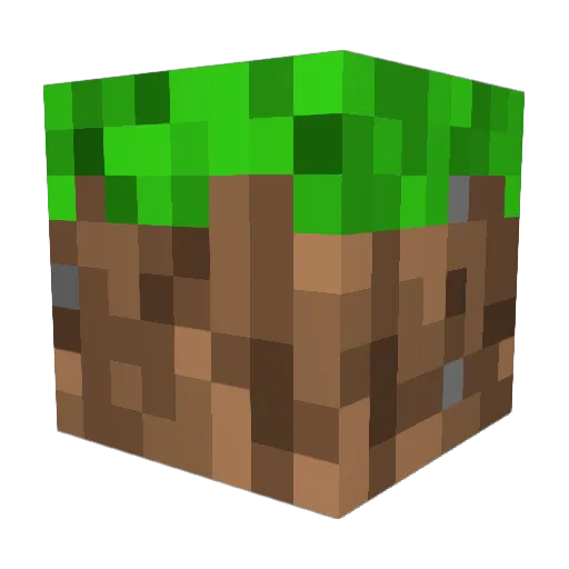 MHF_Minecraft Minecraft avatar head, 3D render