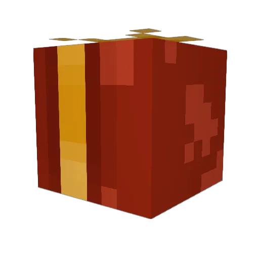MHF_Present2 Minecraft avatar head, 3D render