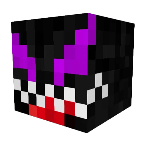 MHK16 Minecraft avatar head, 3D render