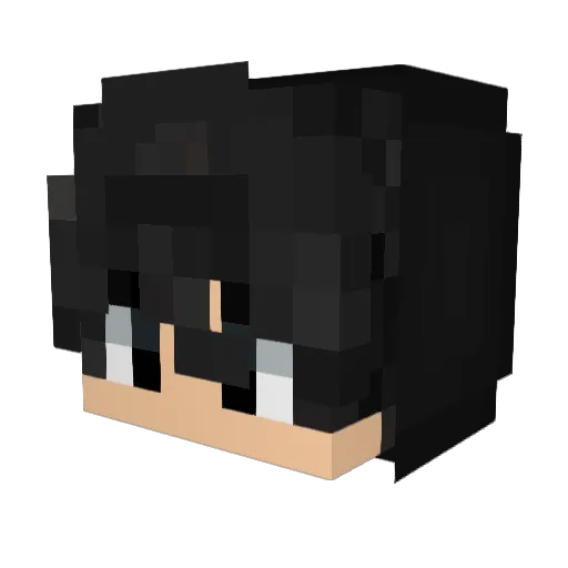 MHSanty Minecraft avatar head, 3D render