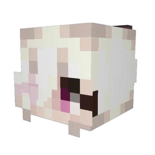 MHStepz Minecraft avatar head, 3D render