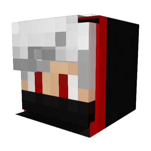 MHTaleb Minecraft avatar head, 3D render
