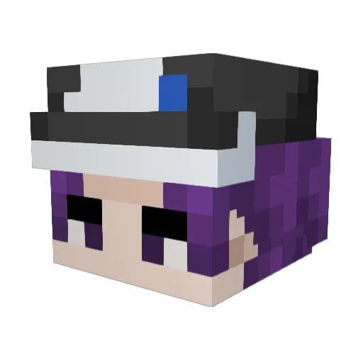 MHalo5 Minecraft avatar head, 3D render