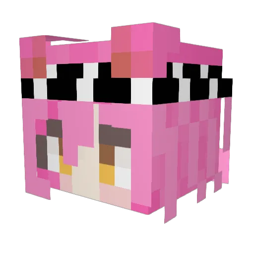 MHanAC Minecraft avatar head, 3D render
