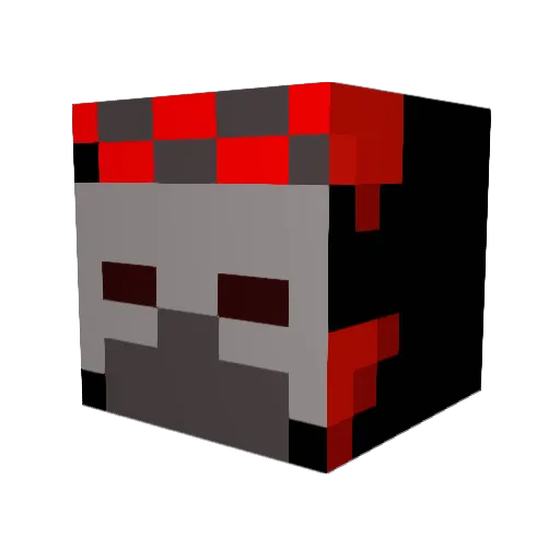 MHolm Minecraft avatar head, 3D render