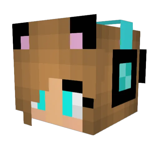 MHunter14 Minecraft avatar head, 3D render