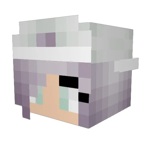 MIA98 Minecraft avatar head, 3D render