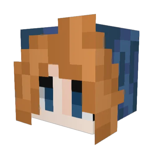 MIAFLASH3000 Minecraft avatar head, 3D render