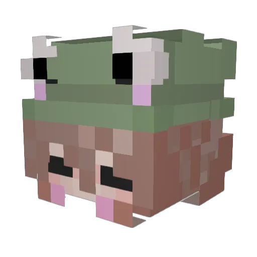 MIANZII Minecraft avatar head, 3D render