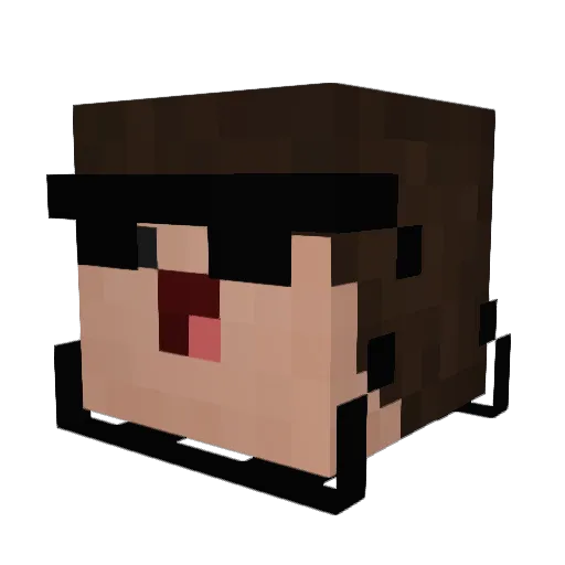 MIAsanBAYERN Minecraft avatar head, 3D render