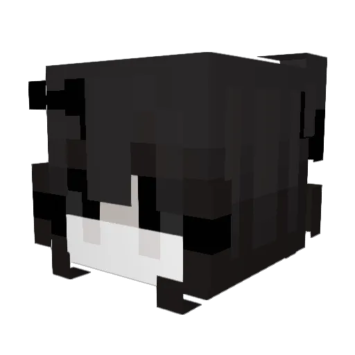MIBOY1 Minecraft avatar head, 3D render