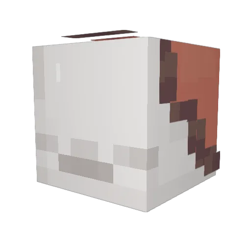 MIDNIGHT_G4M3R Minecraft avatar head, 3D render