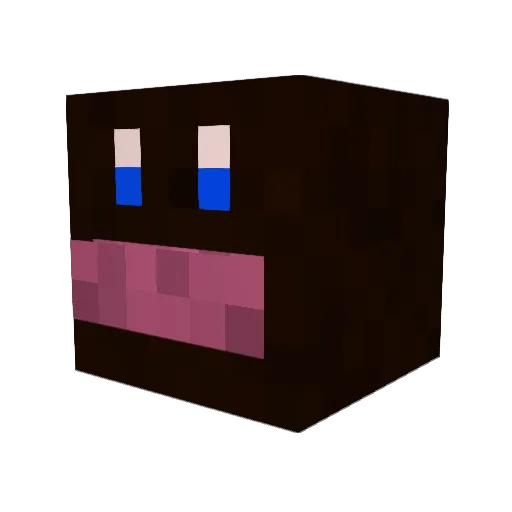 MIEL0SZ Minecraft avatar head, 3D render