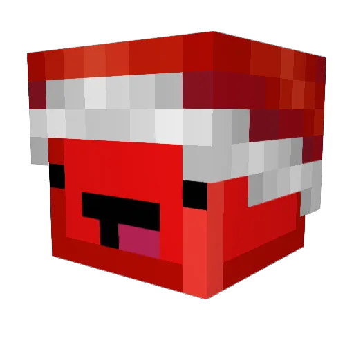 MIG29 Minecraft avatar head, 3D render