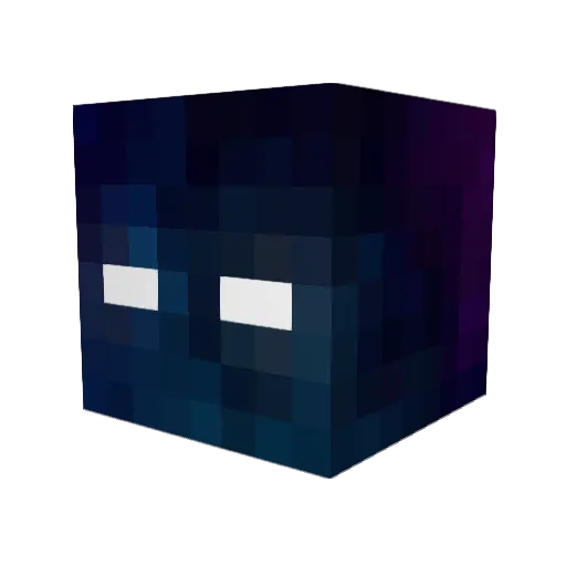 MIGHTYEMMANUEL Minecraft avatar head, 3D render