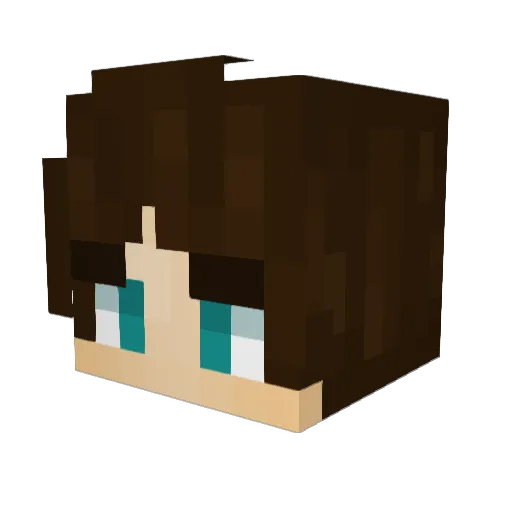 MIGHTY_JOVAN Minecraft avatar head, 3D render