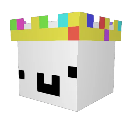 MIGSON Minecraft avatar head, 3D render